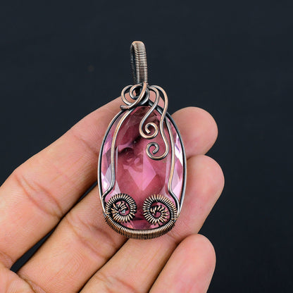 Pink Kunzite Gemstone Pendant