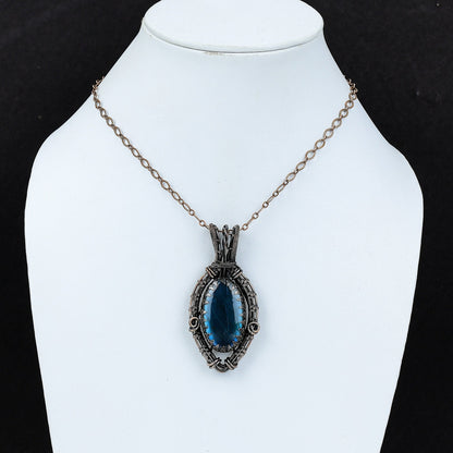 Blue Labradorite Gemstone Pendant