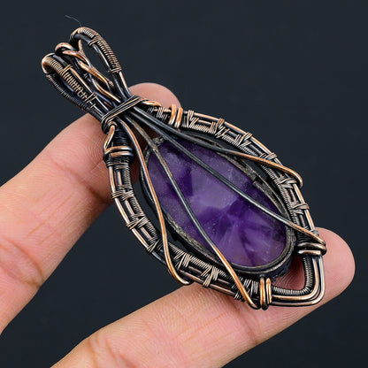 Purple Amethyst Gemstone Pendant
