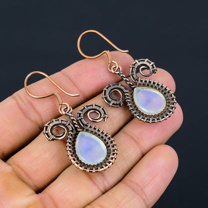 Rainbow Opal Gemstone Earrings