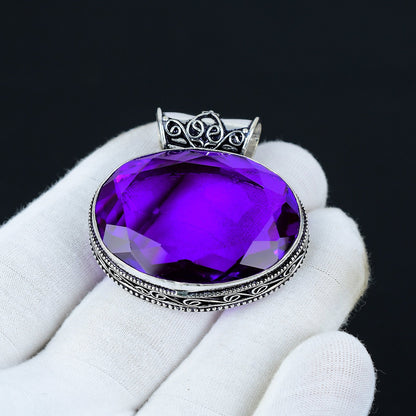 Purple Amethyst Gemstone Pendant