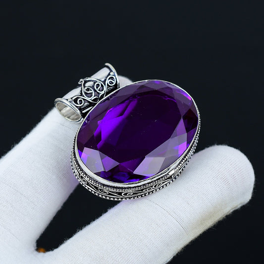 Purple Amethyst Gemstone Pendant