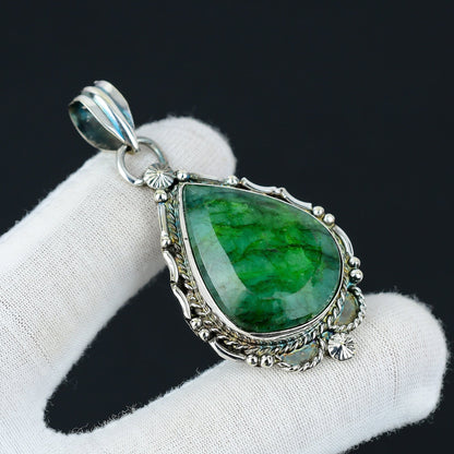 Green Emerald Gemstone Pendant