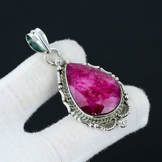 Red Ruby Gemstone Pendant