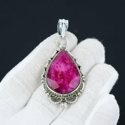Red Ruby Gemstone Pendant