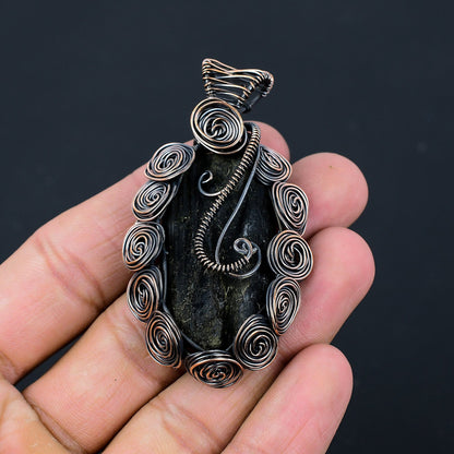 Black Tourmaline Gemstone Pendant