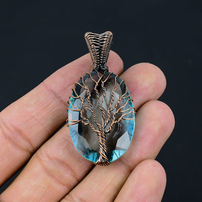 Blue Topaz Gemstone Pendant
