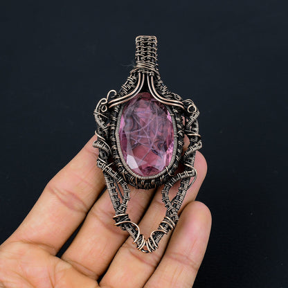 Pink Kunzite Gemstone Pendant