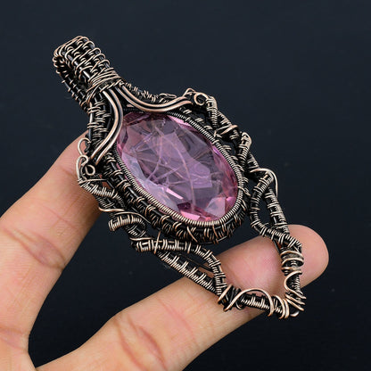 Pink Kunzite Gemstone Pendant