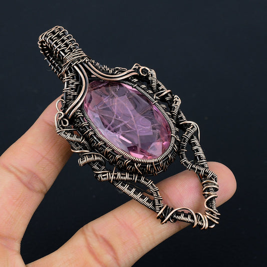 Pink Kunzite Gemstone Pendant