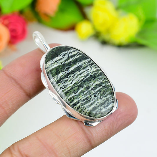 Green Opal Gemstone Pendant