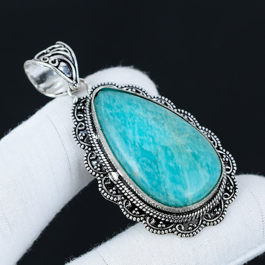 Green Amazonite Gemstone Pendant