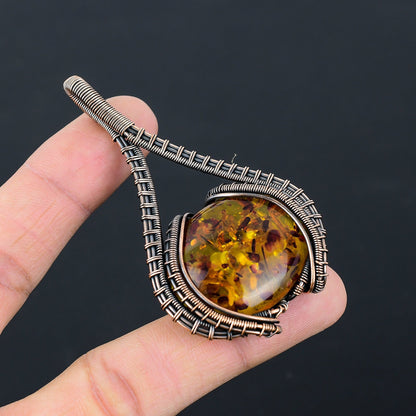 Amber Gemstone Pendant