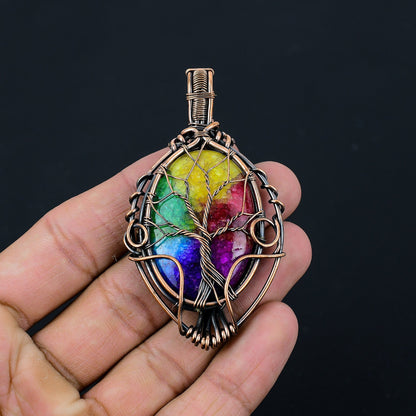 Rainbow Solar Quartz Gemstone Pendant