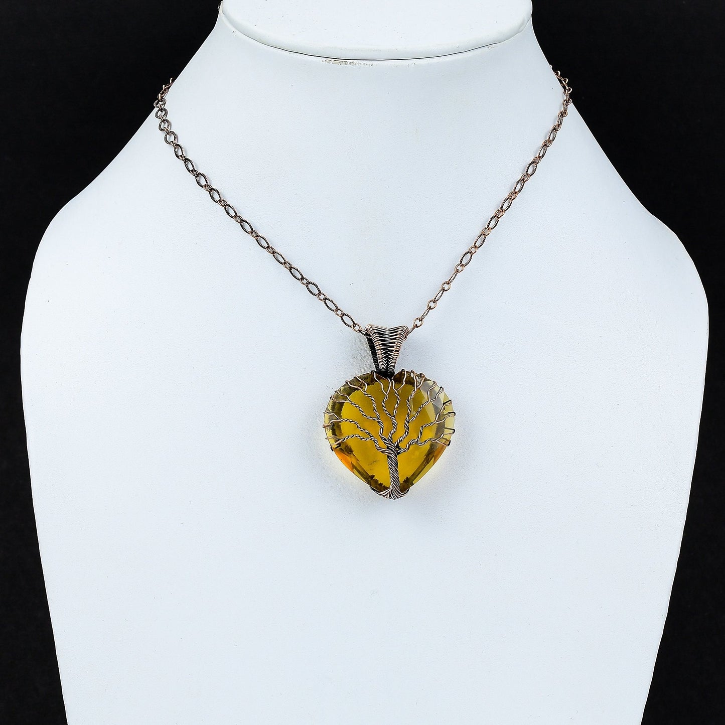 Yellow Citrine Gemstone Pendant