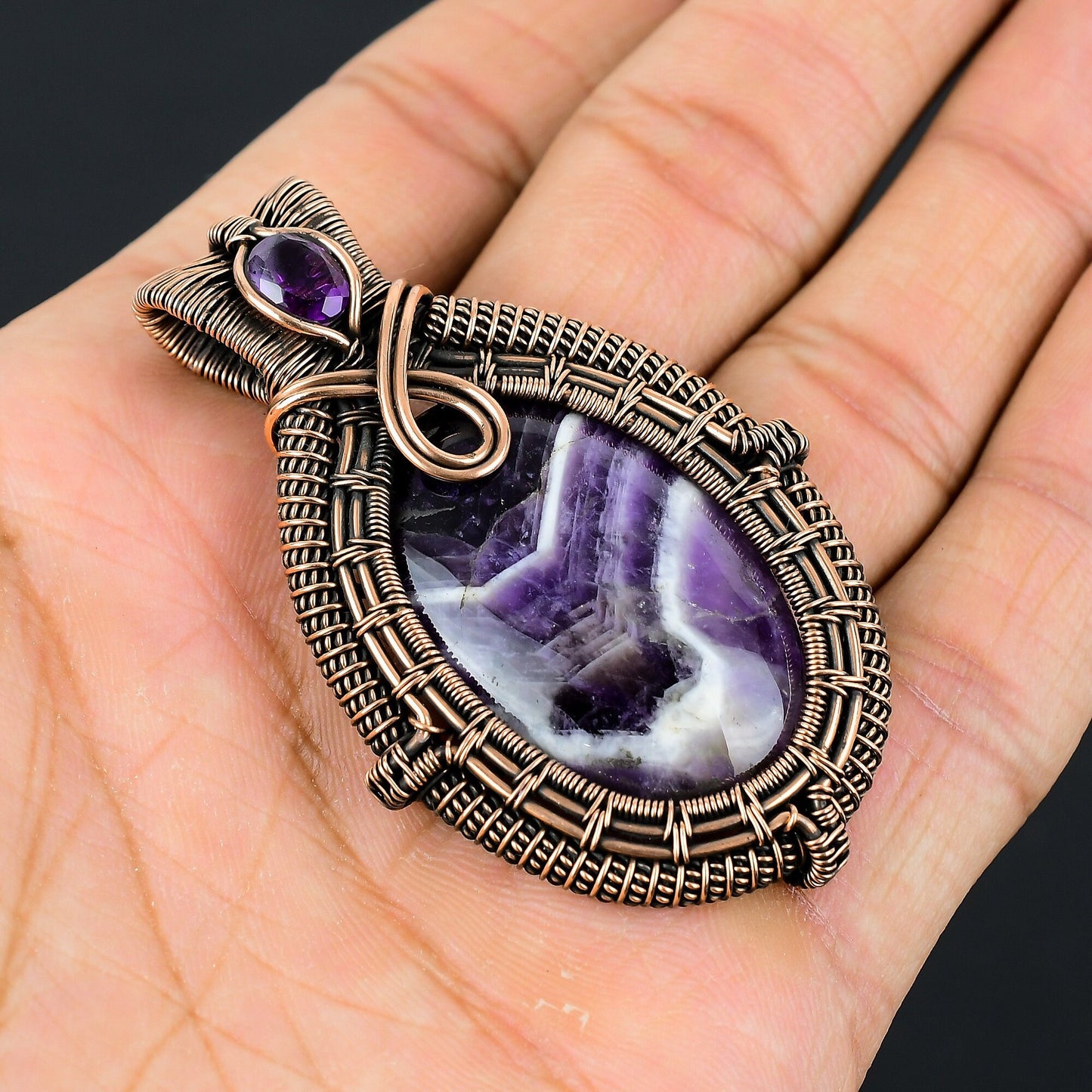 Purple Amethyst Gemstone Pendant
