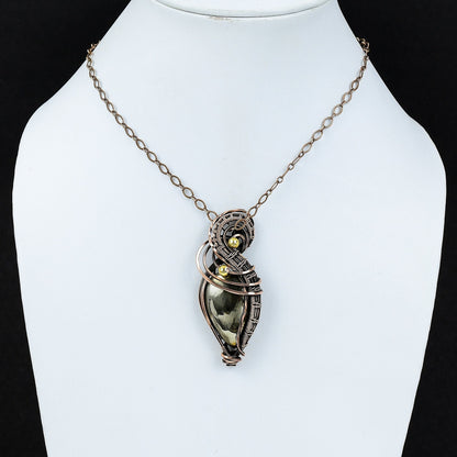 Golden Pyrite Gemstone Pendant