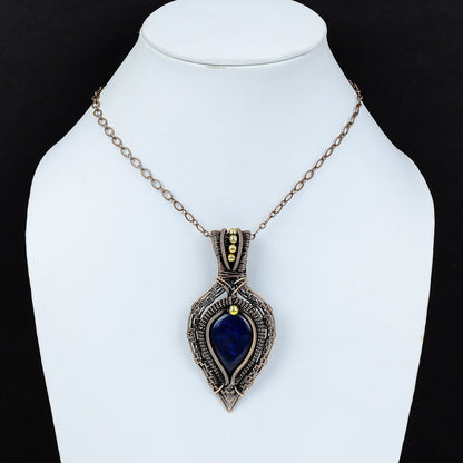 Blue Lapis Lazuli Gemstone Pendant