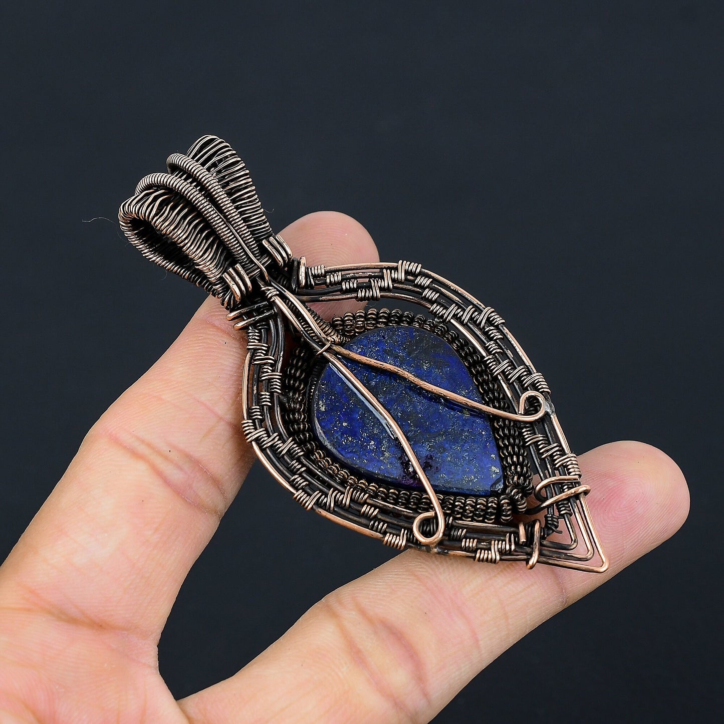 Blue Lapis Lazuli Gemstone Pendant