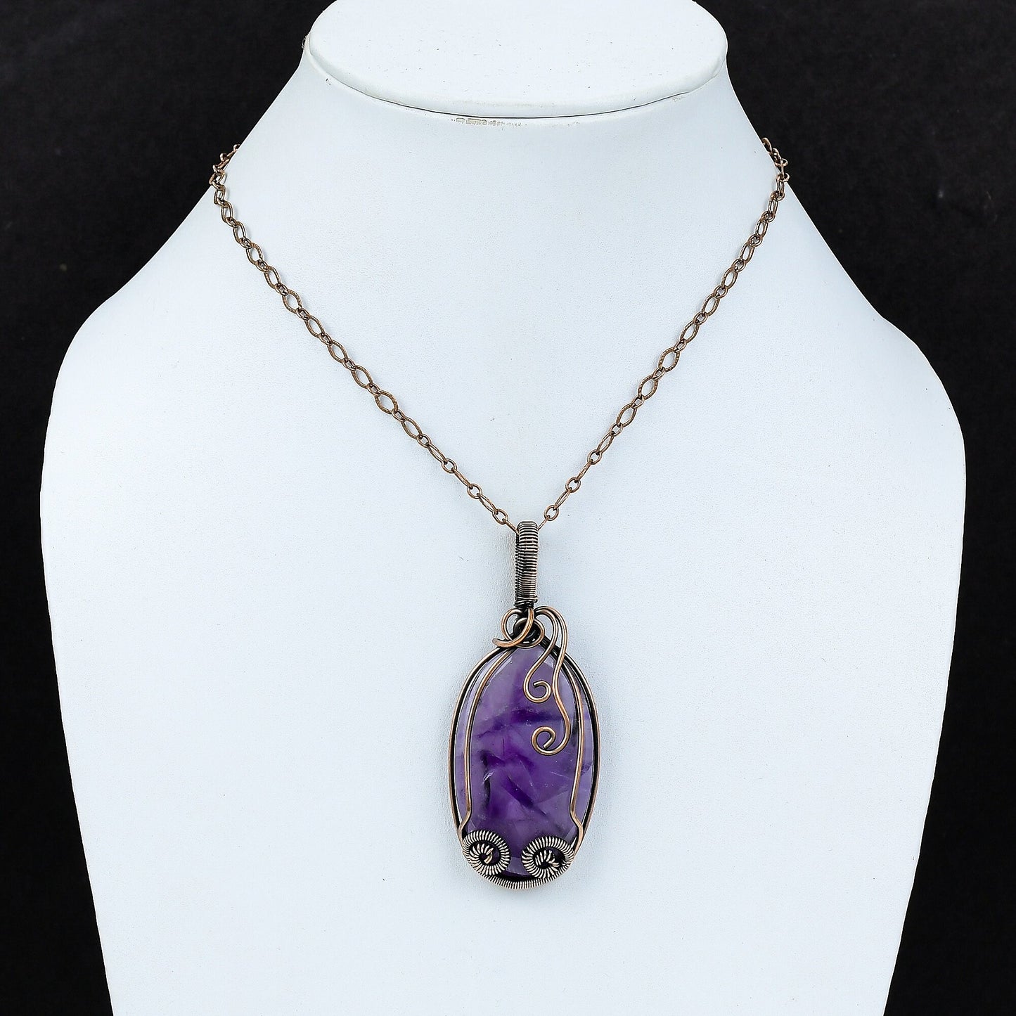 Purple Amethyst Gemstone Pendant