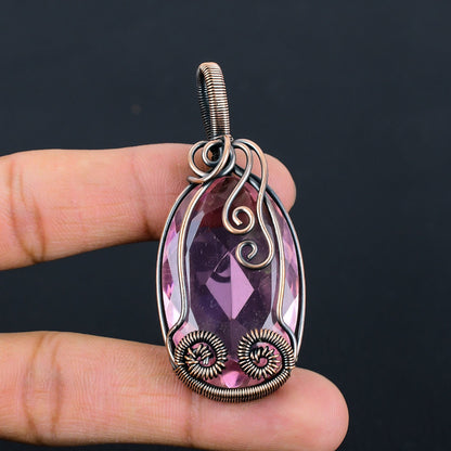 Pink Kunzite Gemstone Pendant