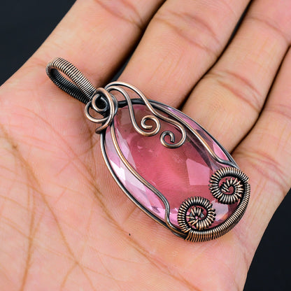 Pink Kunzite Gemstone Pendant