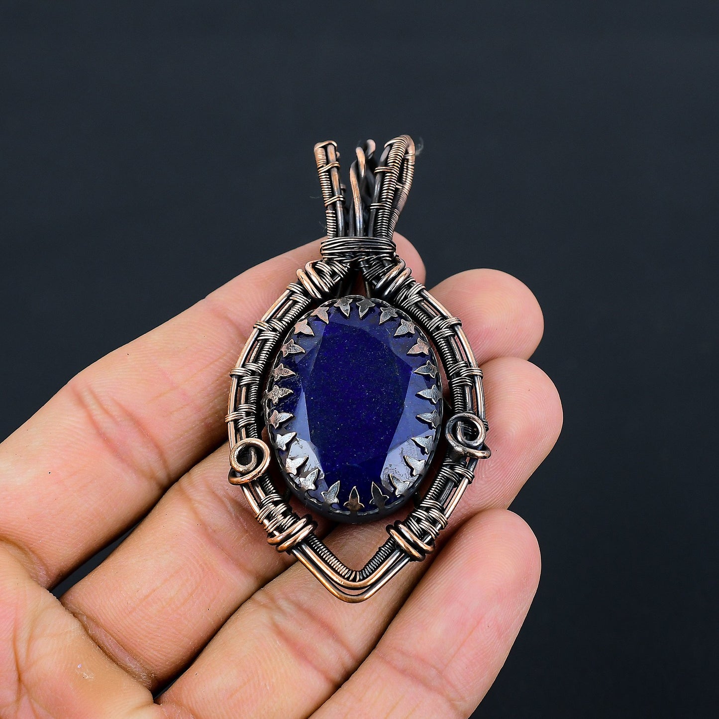 Blue Sapphire Gemstone Pendant