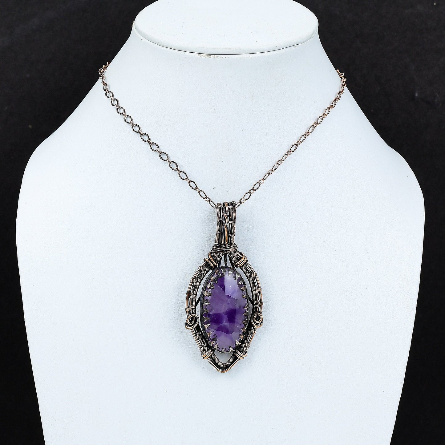 Purple Amethyst Gemstone Pendant