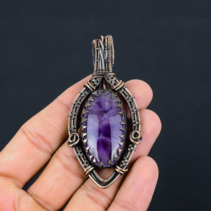 Purple Amethyst Gemstone Pendant