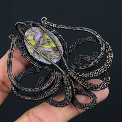 Green Atlantisite Gemstone Pendant