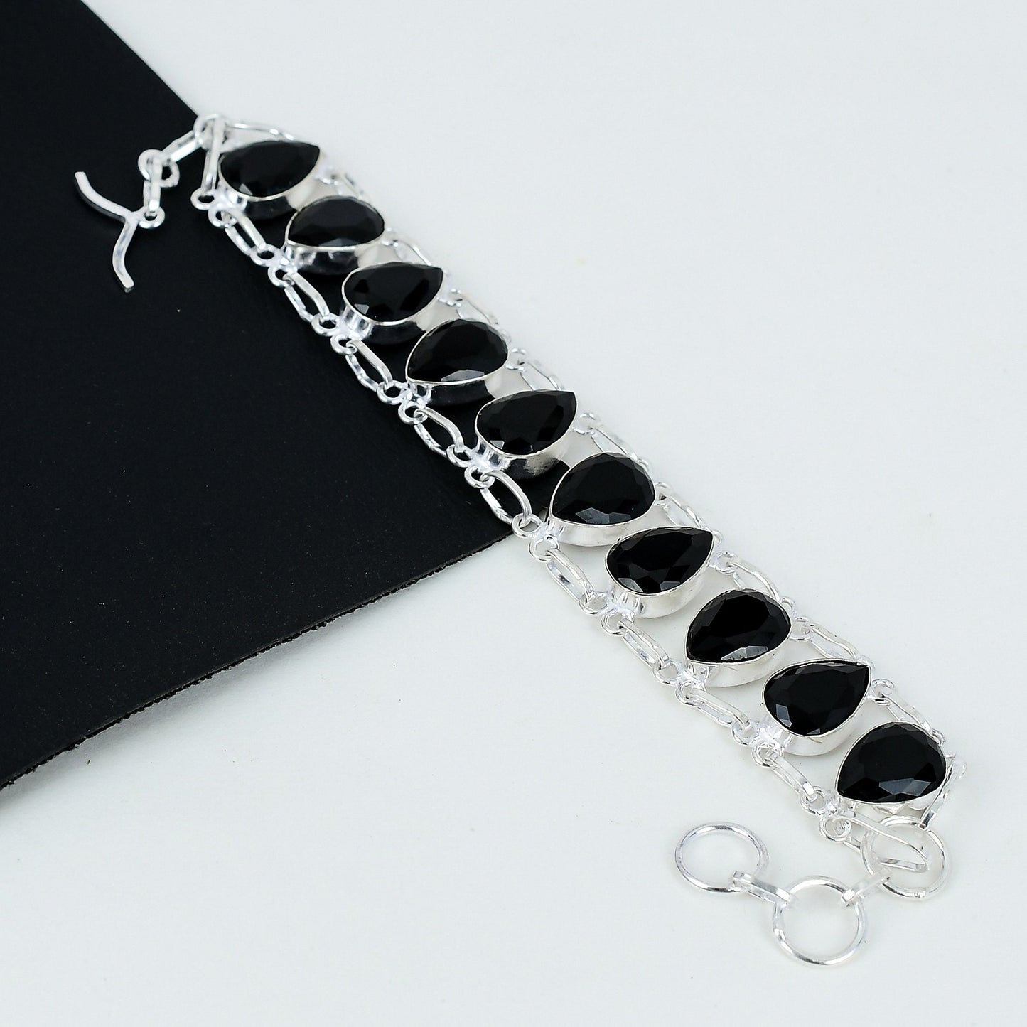 Black Spinel Gemstone Bracelet