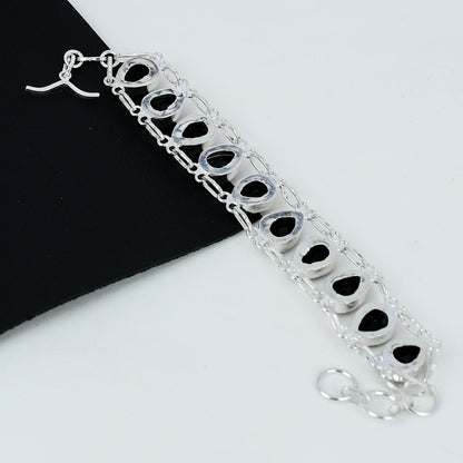 Black Spinel Gemstone Bracelet
