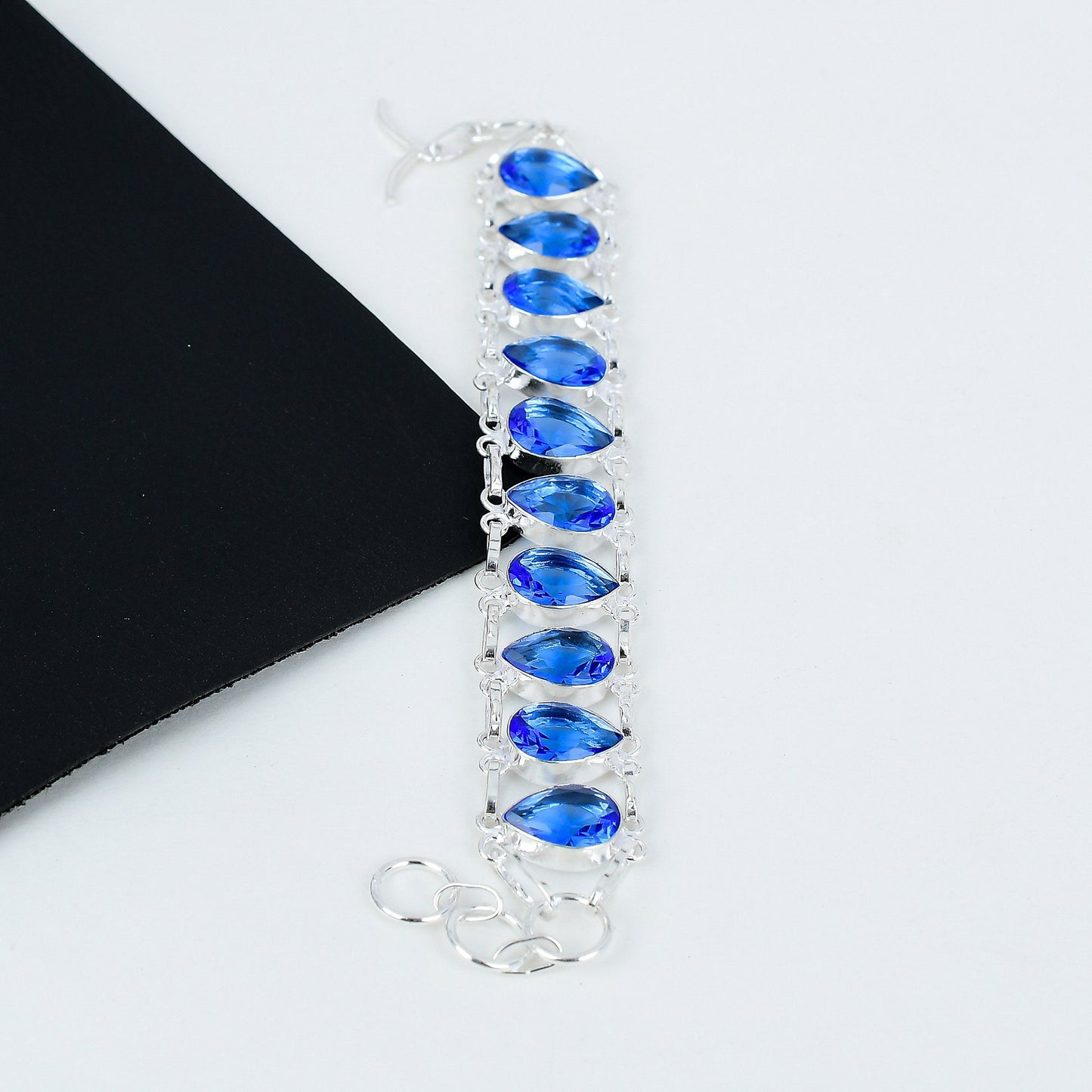 London Blue Topaz Gemstone Bracelet