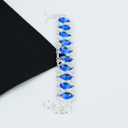 London Blue Topaz Gemstone Bracelet