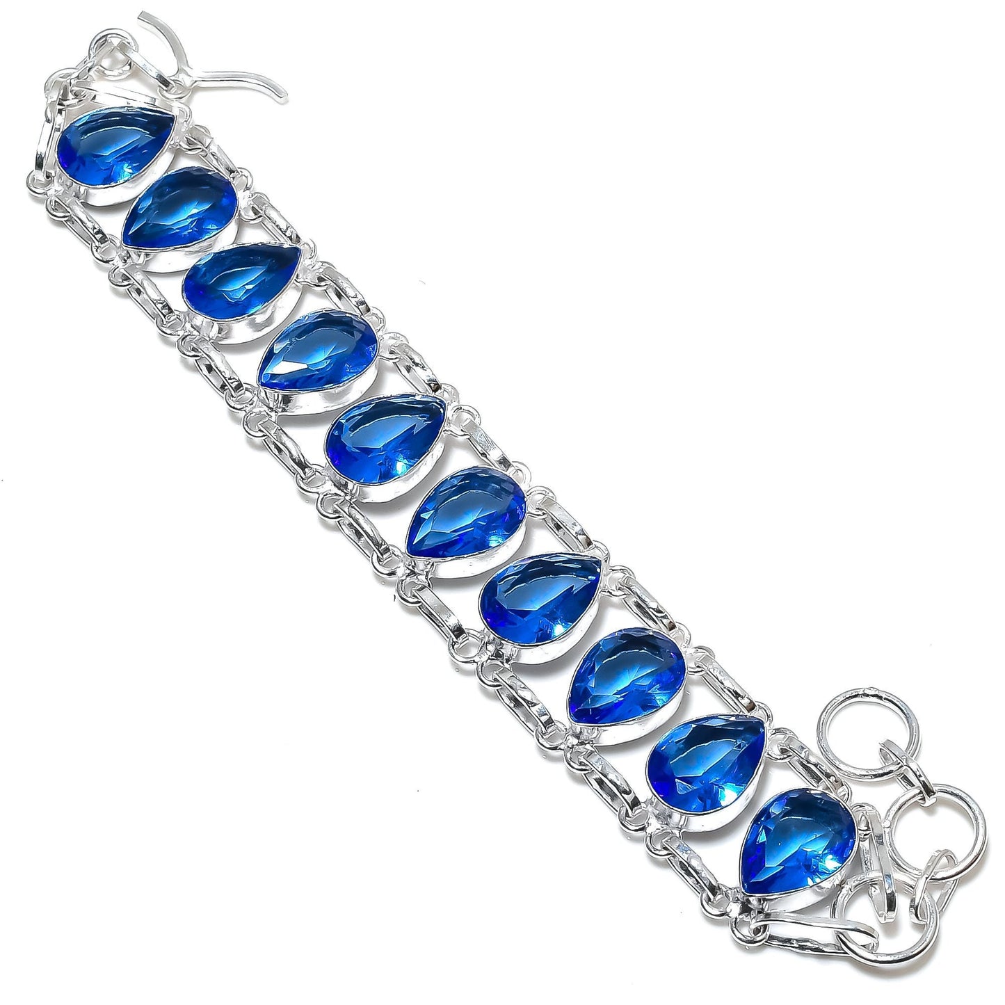 London Blue Topaz Gemstone Bracelet