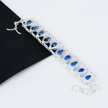 London Blue Topaz Gemstone Bracelet