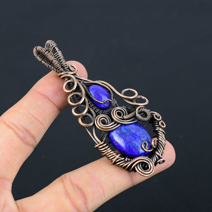 Blue Lapis Lazuli Gemstone Pendant