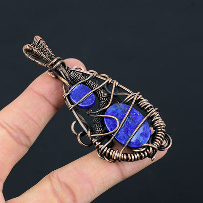 Blue Lapis Lazuli Gemstone Pendant