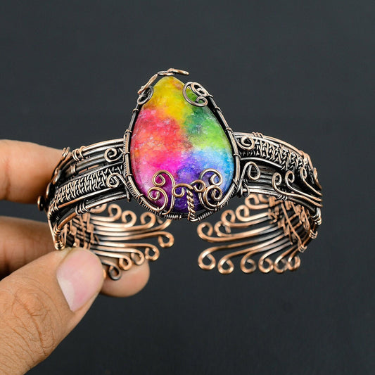 Rainbow Solar Quartz Gemstone Bracelet
