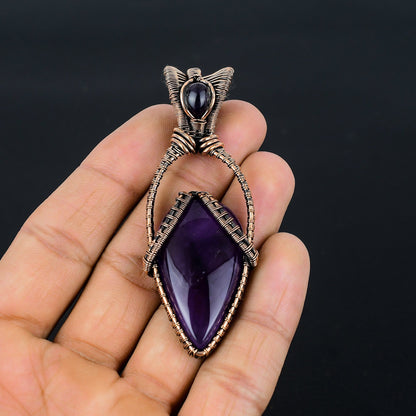 Purple Amethyst Gemstone Pendant