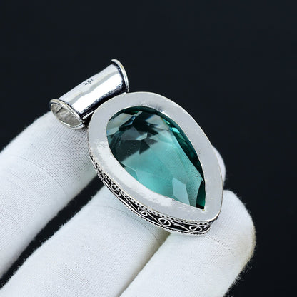 Blue Aquamarine Gemstone Pendant