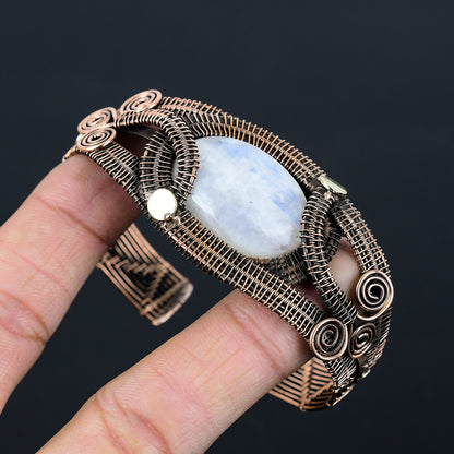 Rainbow Moonstone Gemstone Bracelet