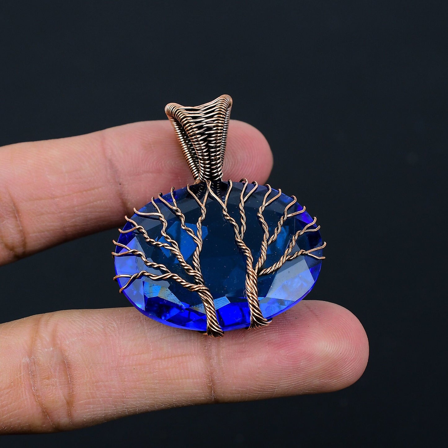 Blue Tanzanite Gemstone Pendant
