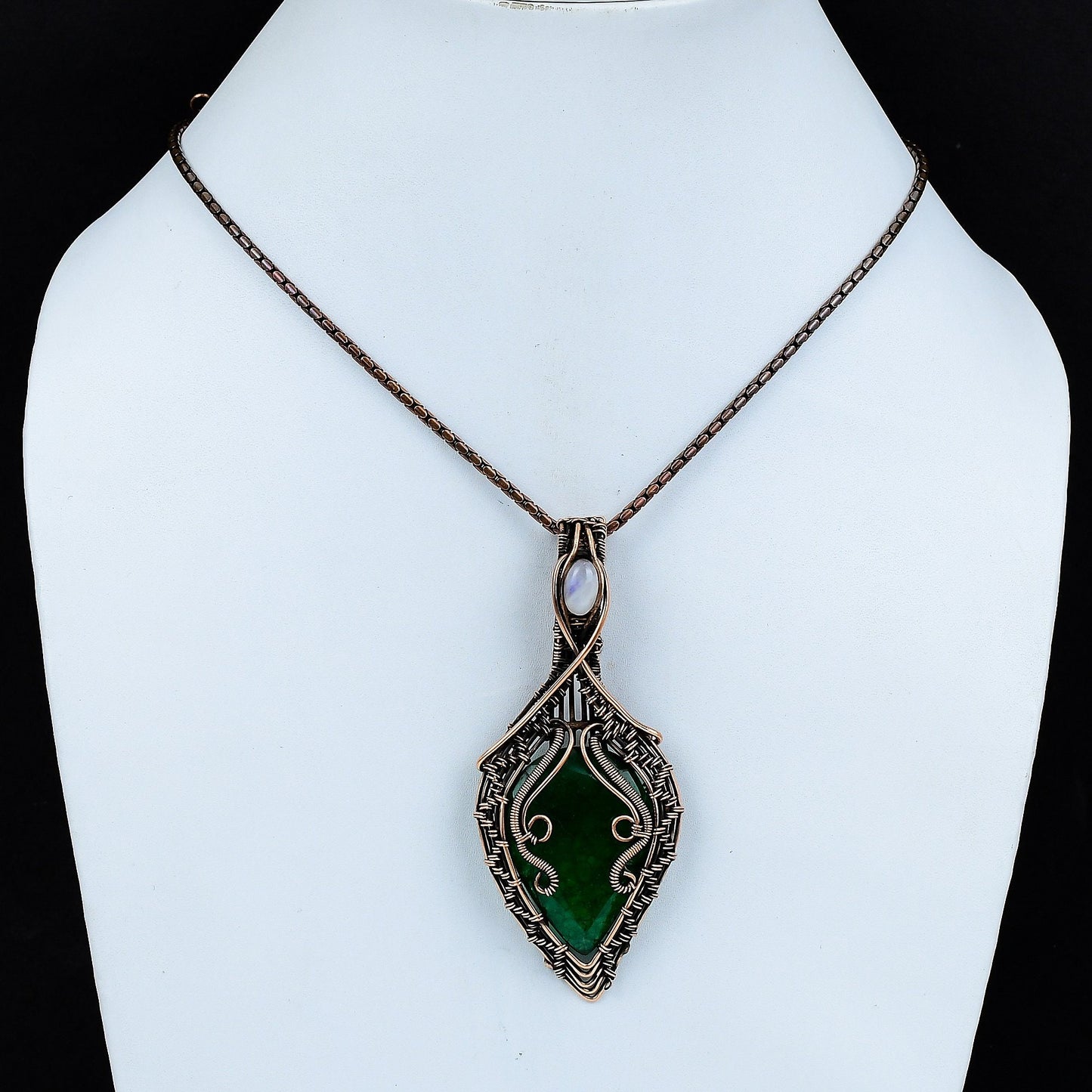 Green Emerald Gemstone Pendant