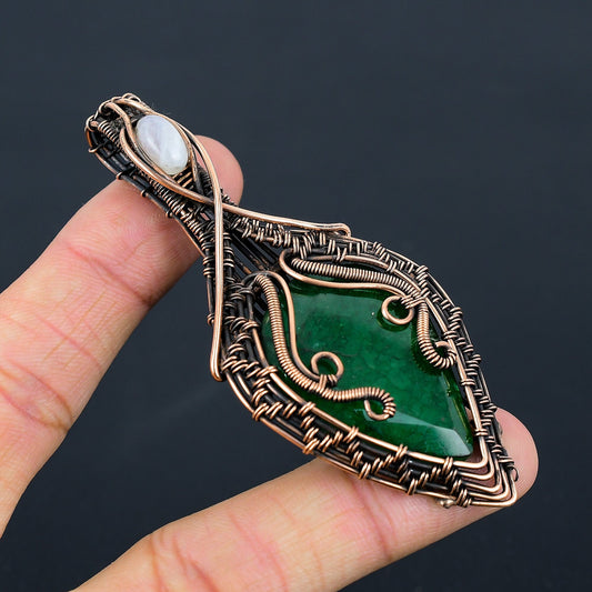 Green Emerald Gemstone Pendant