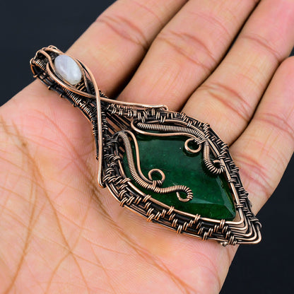 Green Emerald Gemstone Pendant