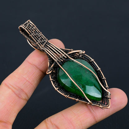 Green Emerald Gemstone Pendant