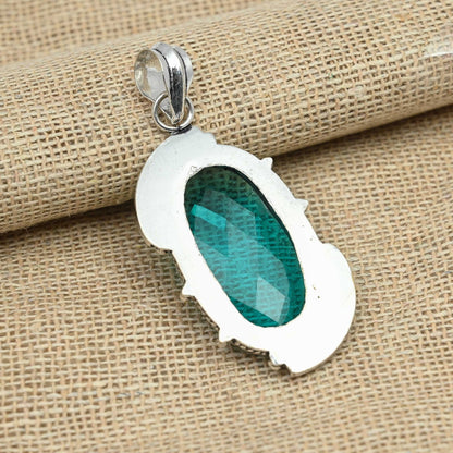 Blue Indicolite Tourmaline Pendant