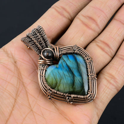 Blue Labradorite Gemstone Pendant