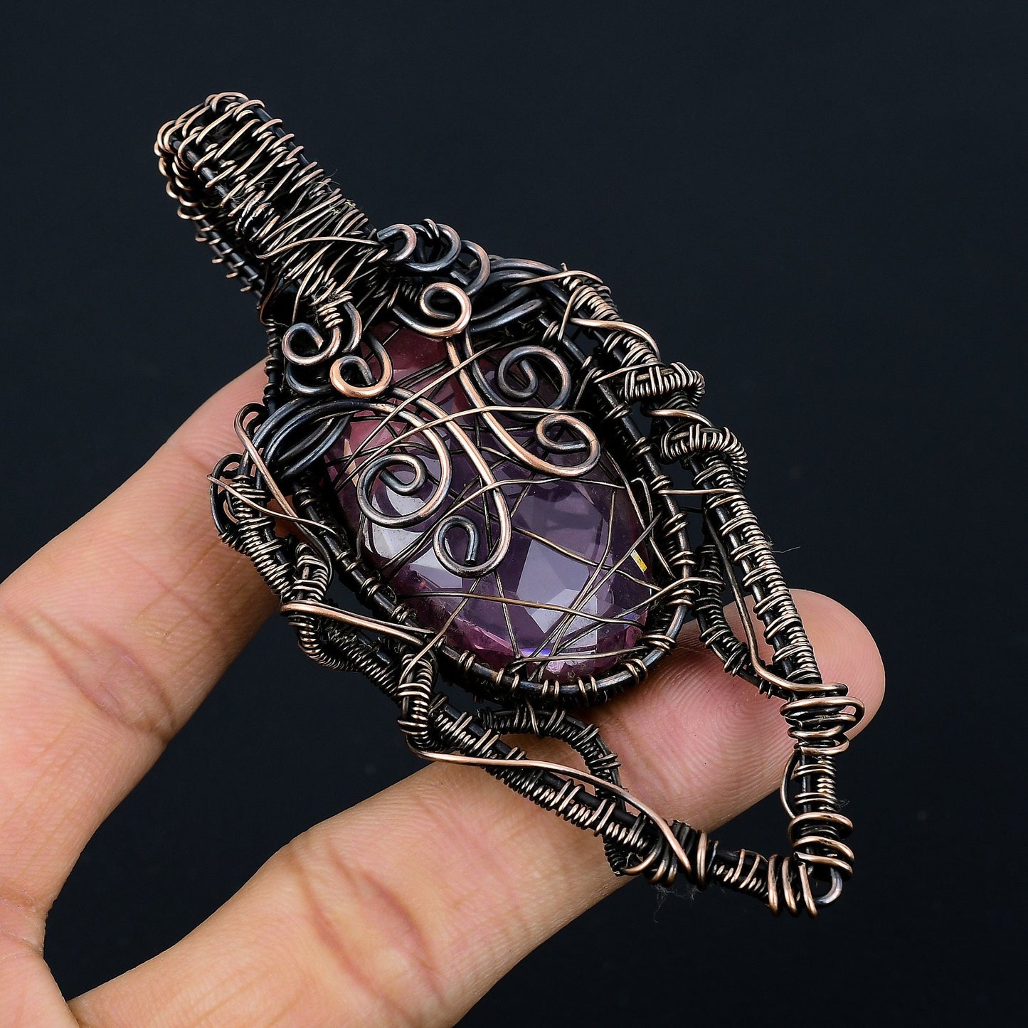 Pink Kunzite Gemstone Pendant